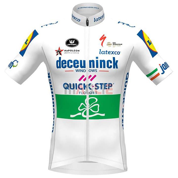 Maglia Deceuninck Quick Step Manica Corta 2020 Campione Irlanda